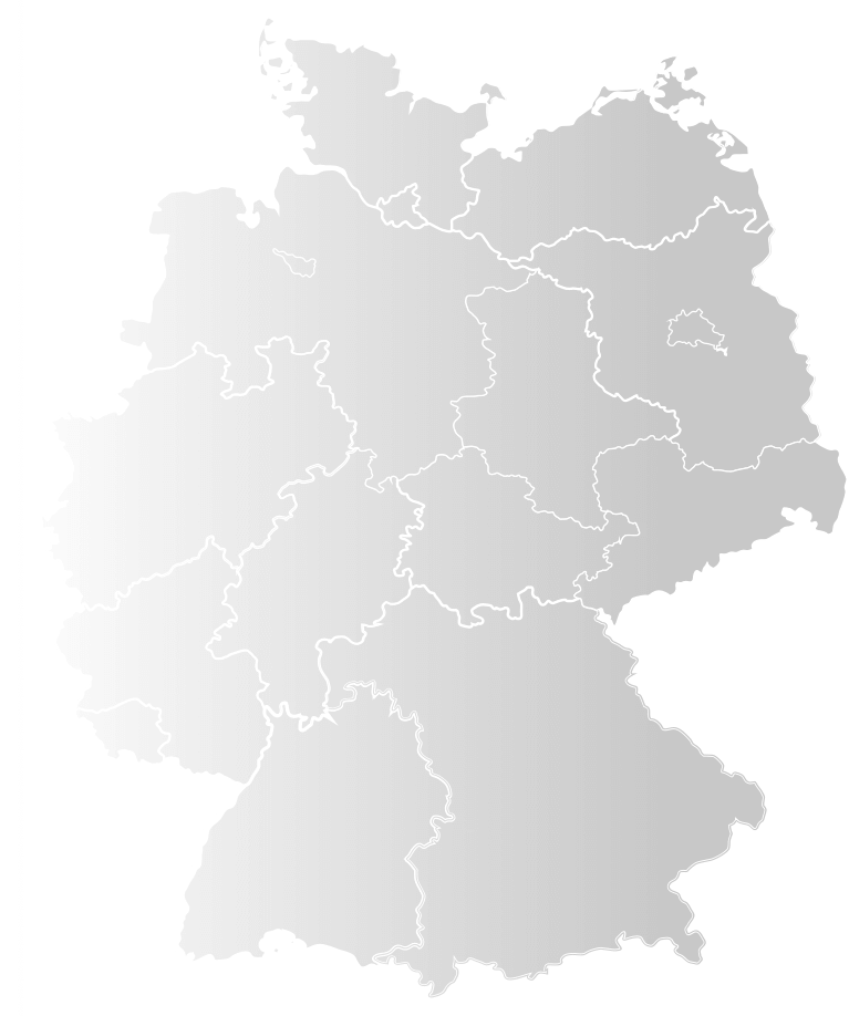 Darstellung der Deutschlandflagge mit Bundesländeraufteilung